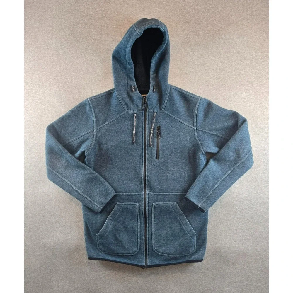 SALTY CREW Men's MARINERS Technical Jacket - Teal Blue Heather Medium Fishing